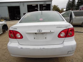 2006 Toyota Corolla LE White 1.8L AT #Z23458